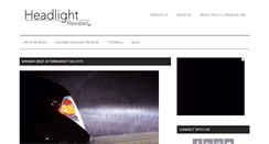 Desktop Screenshot of headlightreviews.com